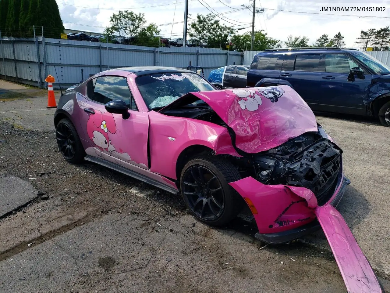 2021 Mazda Mx-5 Miata Grand Touring VIN: JM1NDAM72M0451802 Lot: 57089286