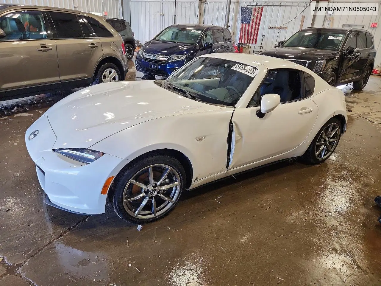 2022 Mazda Mx-5 Miata Grand Touring VIN: JM1NDAM71N0505043 Lot: 51204206