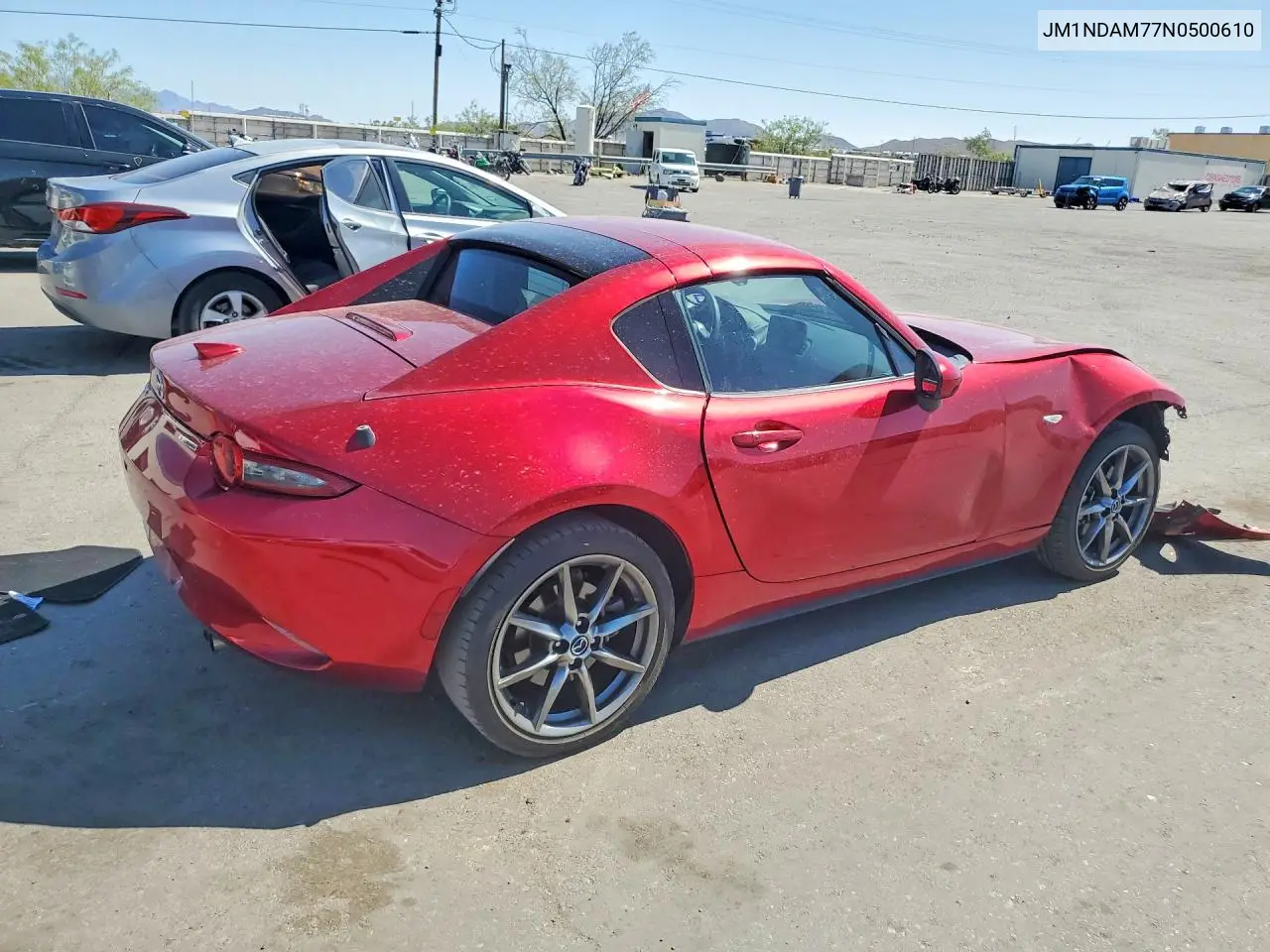 2022 Mazda Mx-5 Miata Grand Touring VIN: JM1NDAM77N0500610 Lot: 55615526