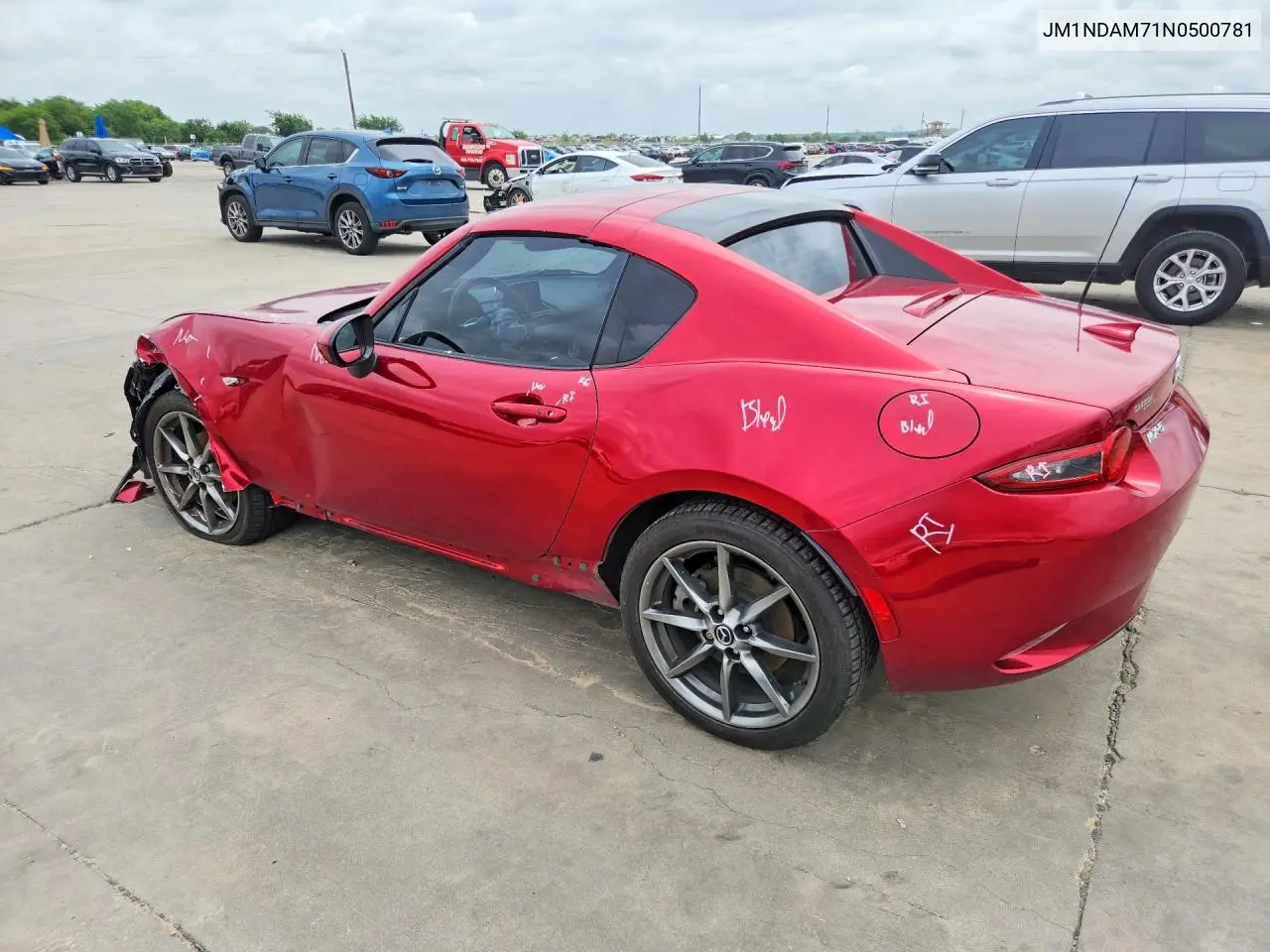 2022 Mazda Mx-5 Miata Grand Touring VIN: JM1NDAM71N0500781 Lot: 56073036