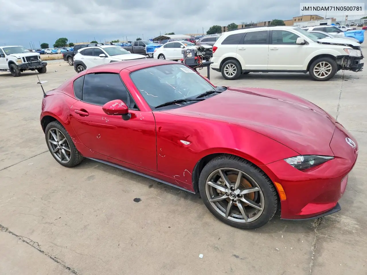 2022 Mazda Mx-5 Miata Grand Touring VIN: JM1NDAM71N0500781 Lot: 56073036
