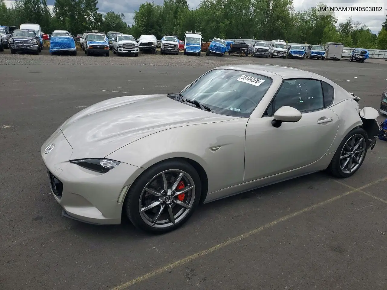 2022 Mazda Mx-5 Miata Grand Touring VIN: JM1NDAM70N0503882 Lot: 58144226