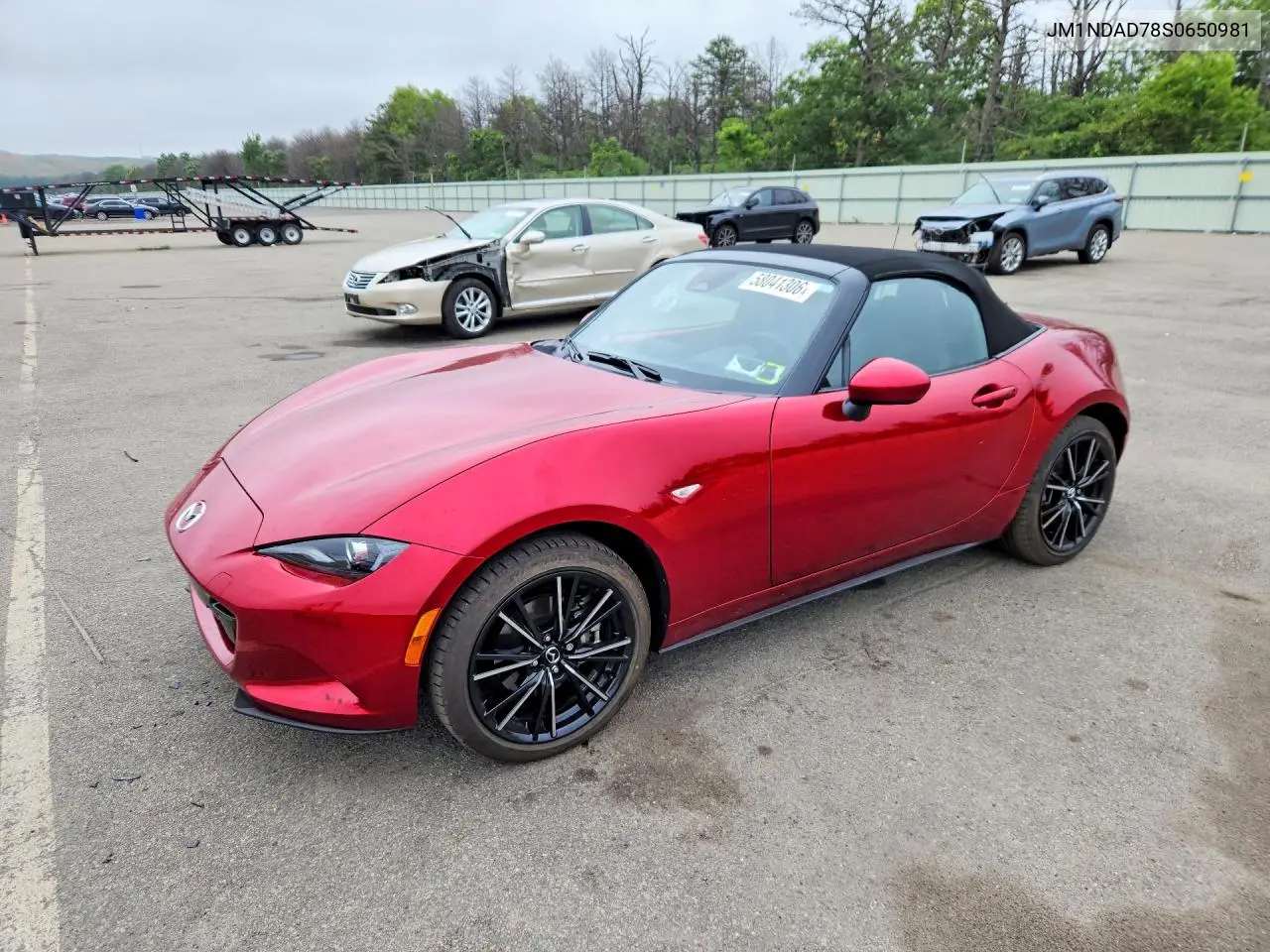 2025 Mazda Mx-5 Miata Grand Touring VIN: JM1NDAD78S0650981 Lot: 58041306