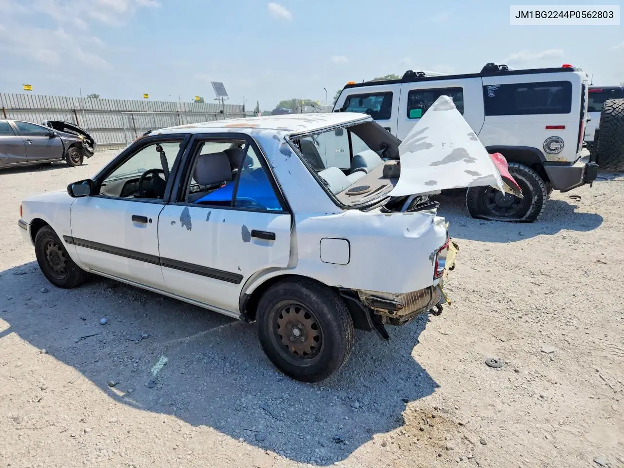 1993 Mazda Protege VIN: JM1BG2244P0562803 Lot: 61164176