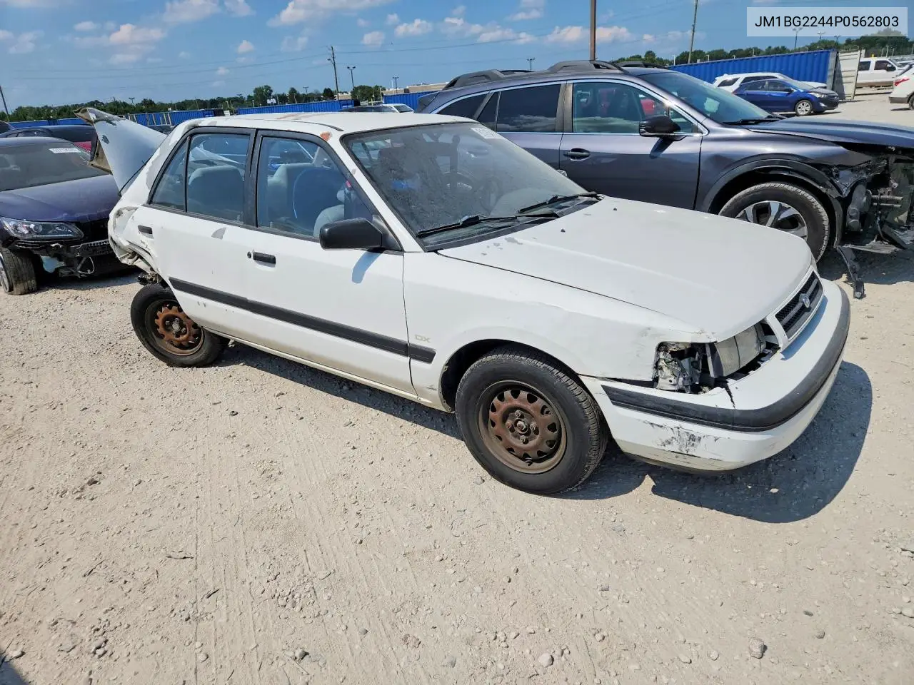 1993 Mazda Protege VIN: JM1BG2244P0562803 Lot: 61164176