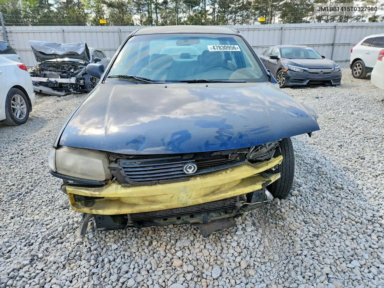 1996 Mazda Protege Dx VIN: JM1BB1415T0327980 Lot: 47830956