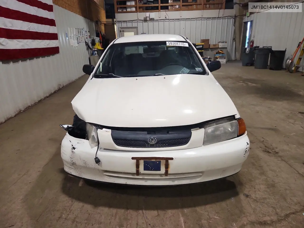 1997 Mazda Protege Dx VIN: JM1BC1414V0145073 Lot: 59368746