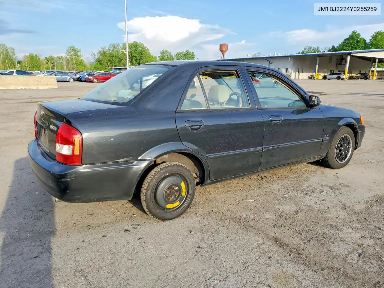 2000 Mazda Protege Dx VIN: JM1BJ2224Y0255259 Lot: 53668846