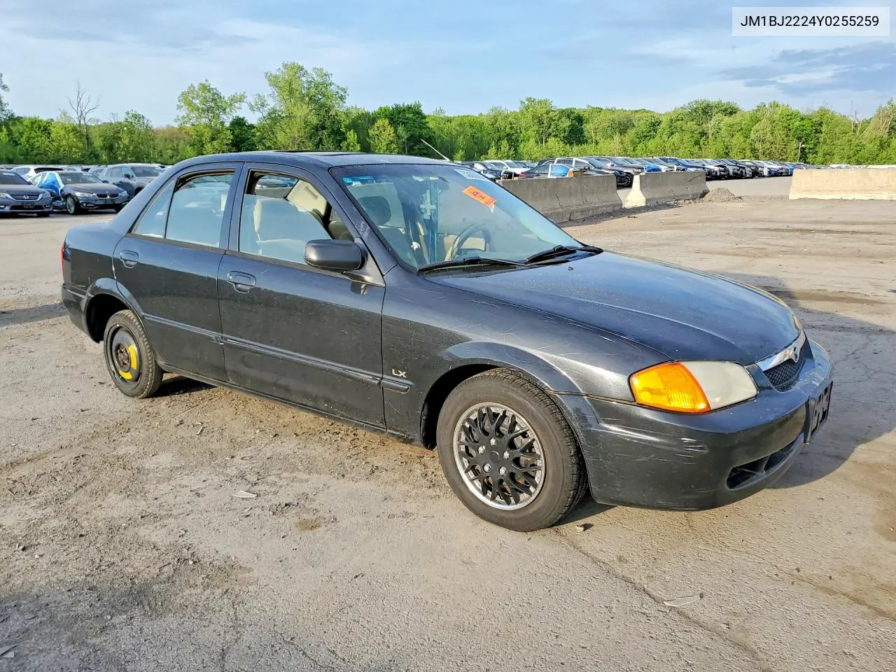 2000 Mazda Protege Dx VIN: JM1BJ2224Y0255259 Lot: 53668846
