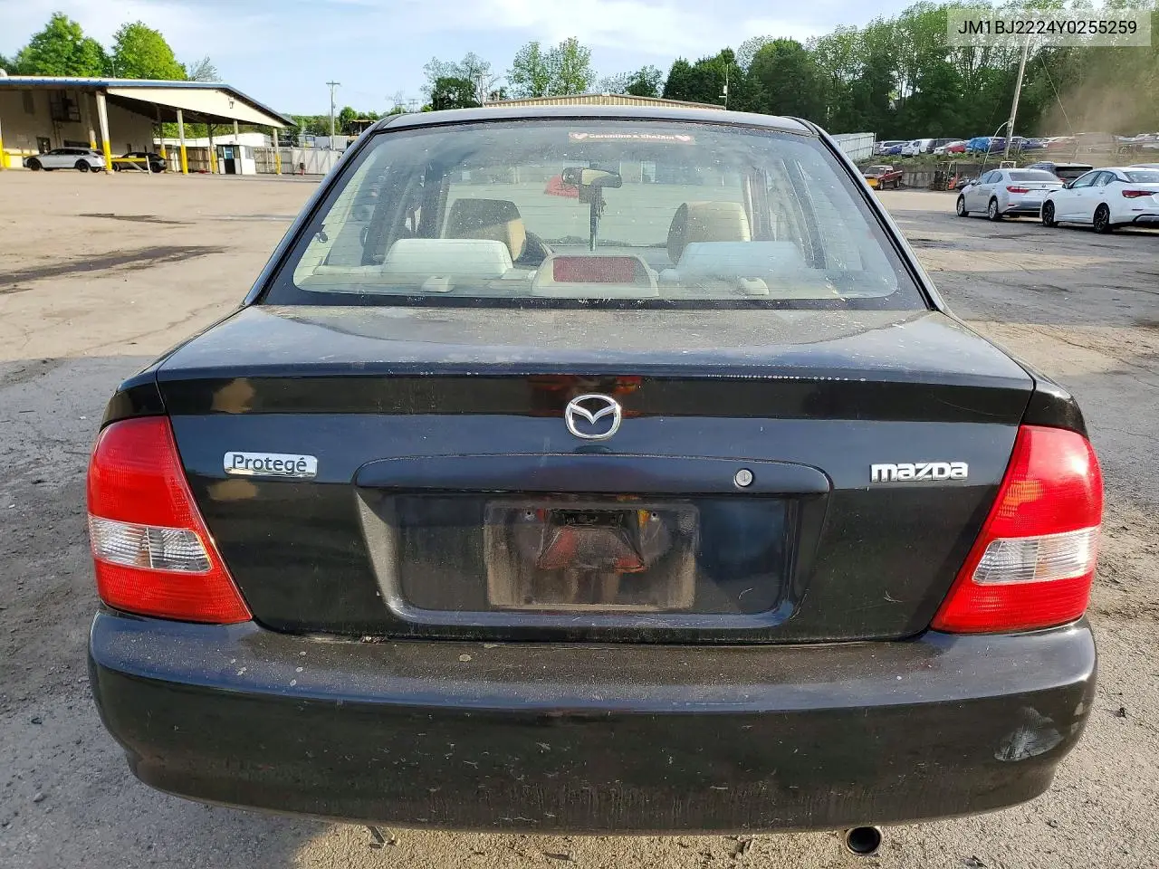 2000 Mazda Protege Dx VIN: JM1BJ2224Y0255259 Lot: 53668846