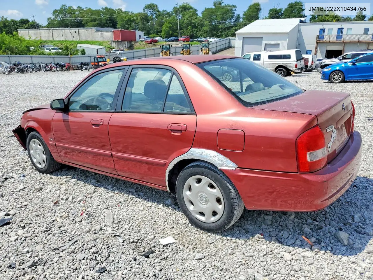 2001 Mazda Protege Dx VIN: JM1BJ222X10434766 Lot: 60831136