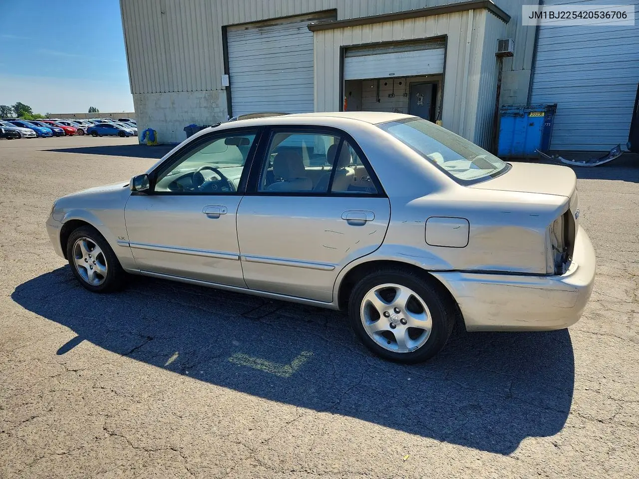 2002 Mazda Protege Dx VIN: JM1BJ225420536706 Lot: 55539306