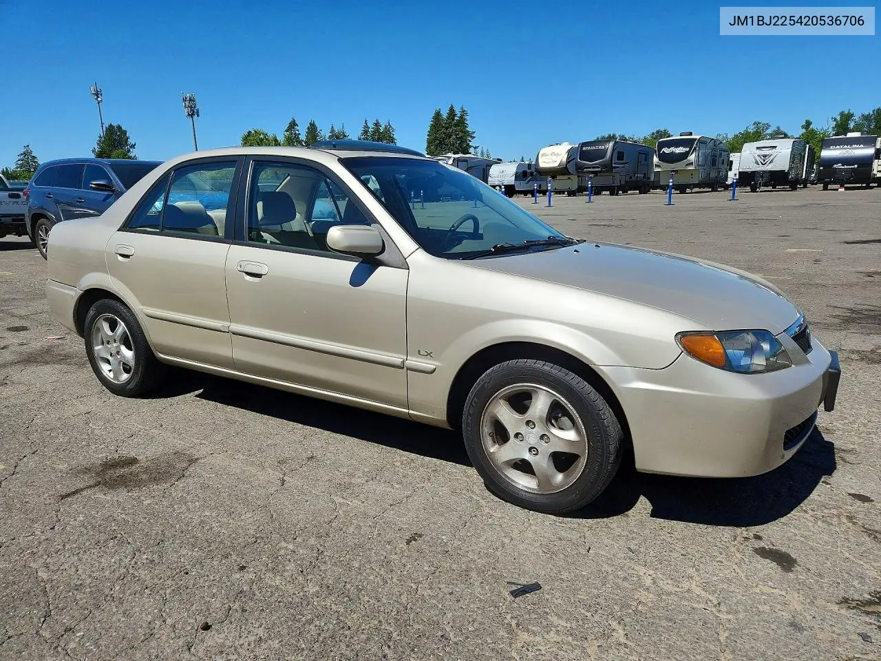 2002 Mazda Protege Dx VIN: JM1BJ225420536706 Lot: 55539306