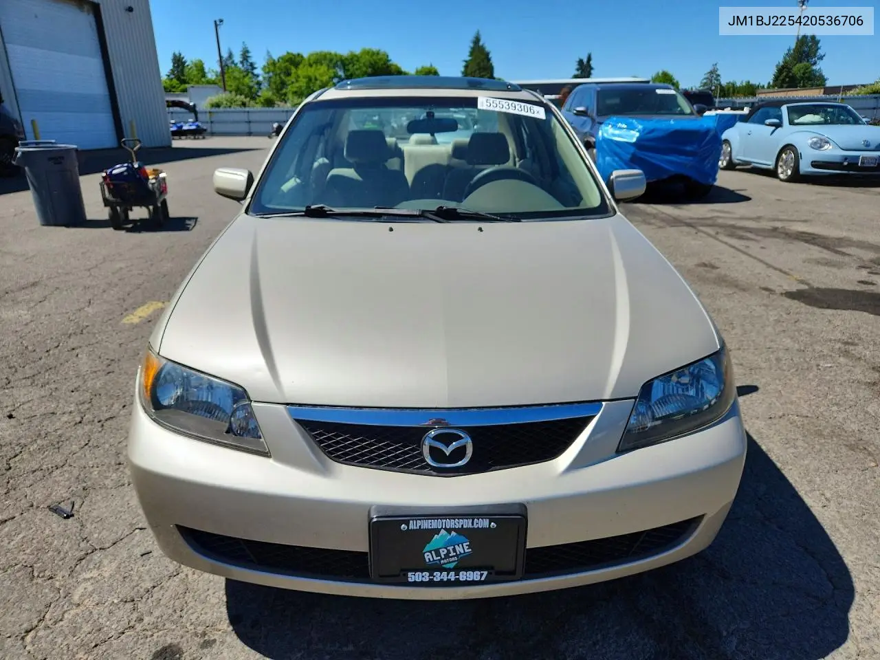2002 Mazda Protege Dx VIN: JM1BJ225420536706 Lot: 55539306
