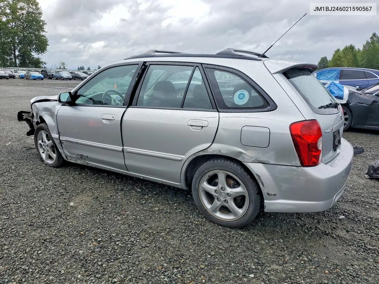 2002 Mazda Protege Pr5 VIN: JM1BJ246021590567 Lot: 56598736