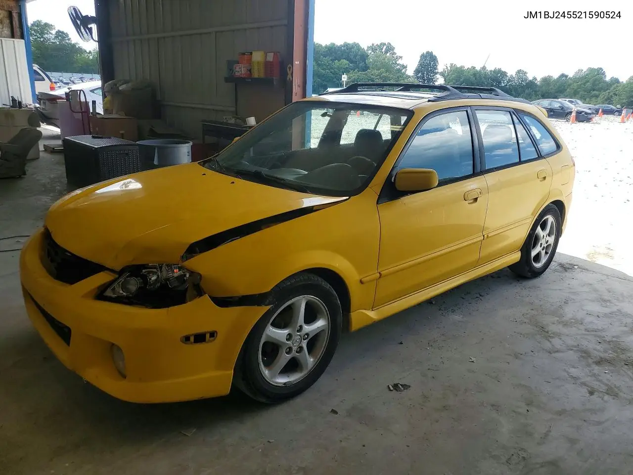 2002 Mazda Protege Pr5 VIN: JM1BJ245521590524 Lot: 59770036