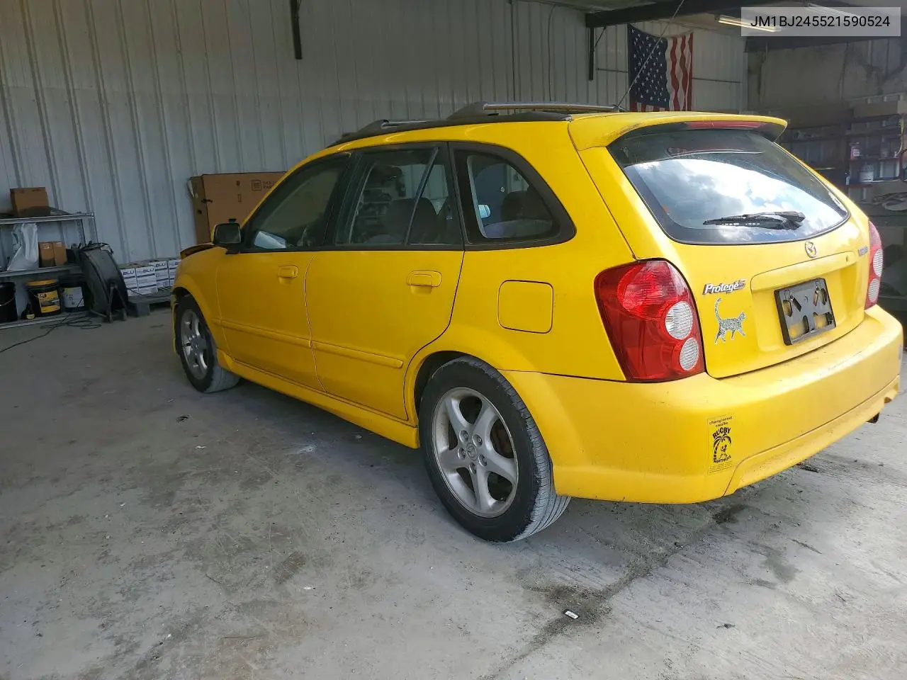 2002 Mazda Protege Pr5 VIN: JM1BJ245521590524 Lot: 59770036