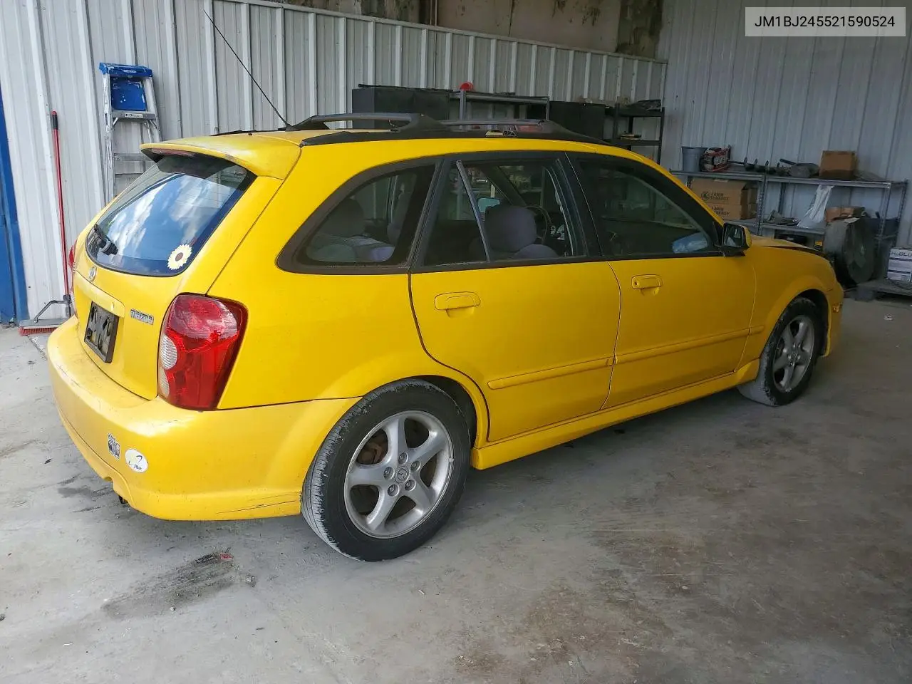 2002 Mazda Protege Pr5 VIN: JM1BJ245521590524 Lot: 59770036