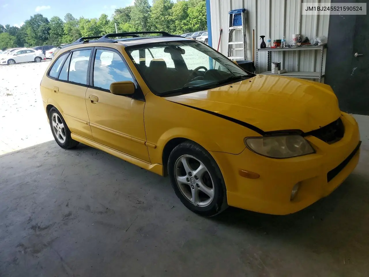 2002 Mazda Protege Pr5 VIN: JM1BJ245521590524 Lot: 59770036