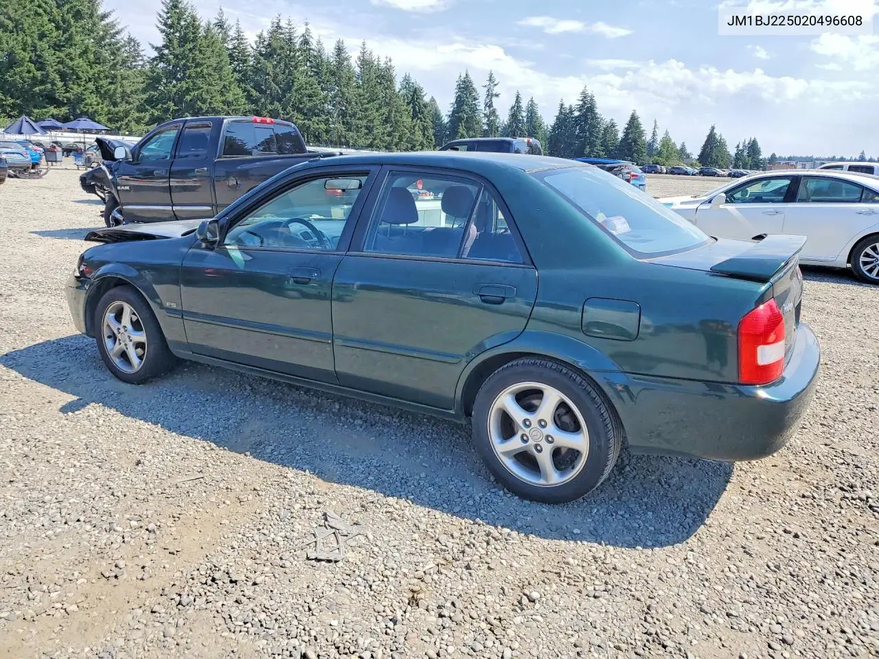 2002 Mazda Protege Dx VIN: JM1BJ225020496608 Lot: 60090186