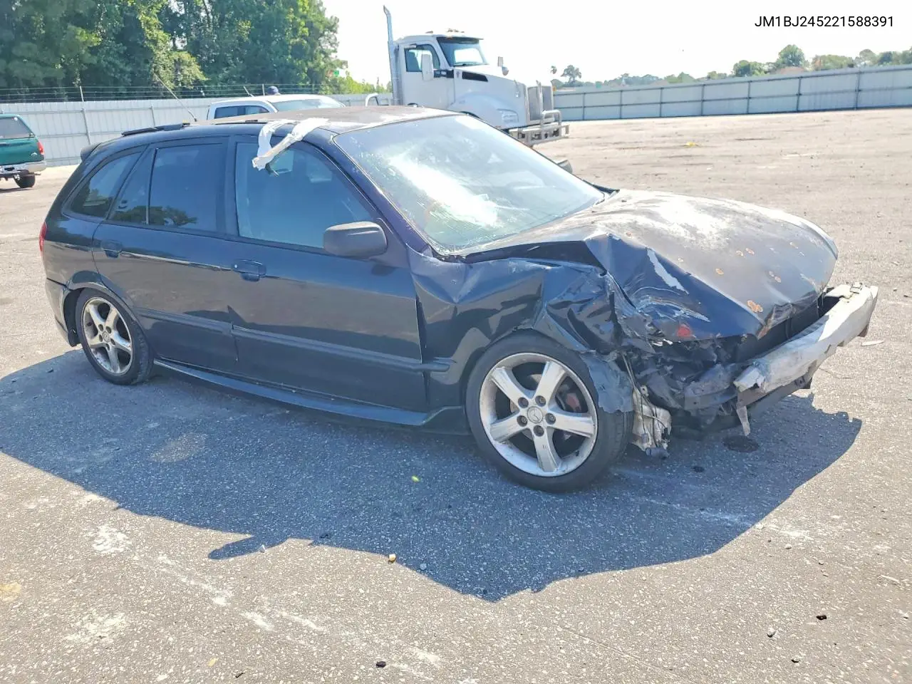 2002 Mazda Protege Pr5 VIN: JM1BJ245221588391 Lot: 61306926