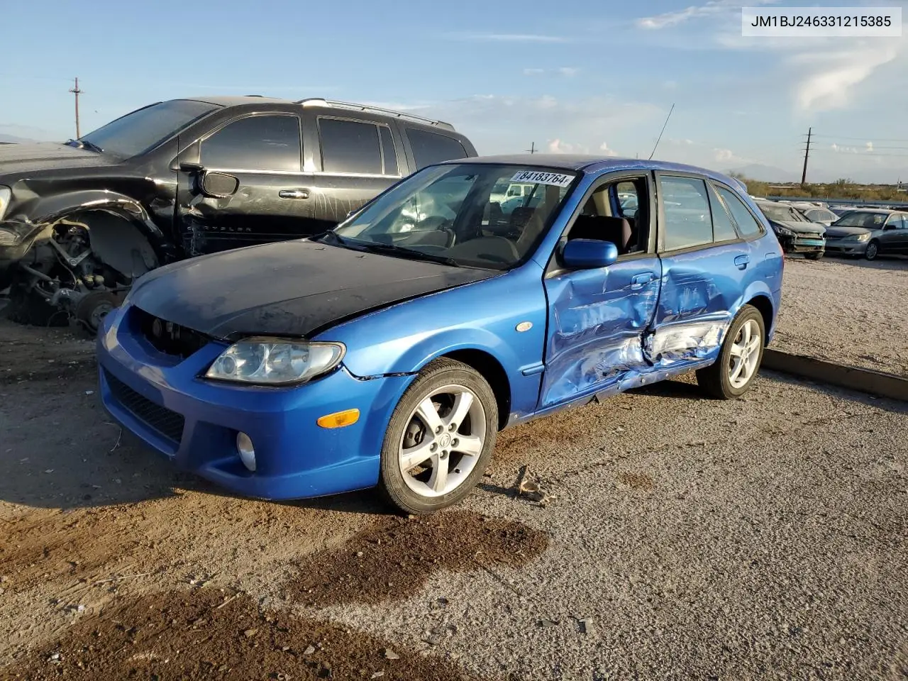 2003 Mazda Protege Pr5 VIN: JM1BJ246331215385 Lot: 49624276