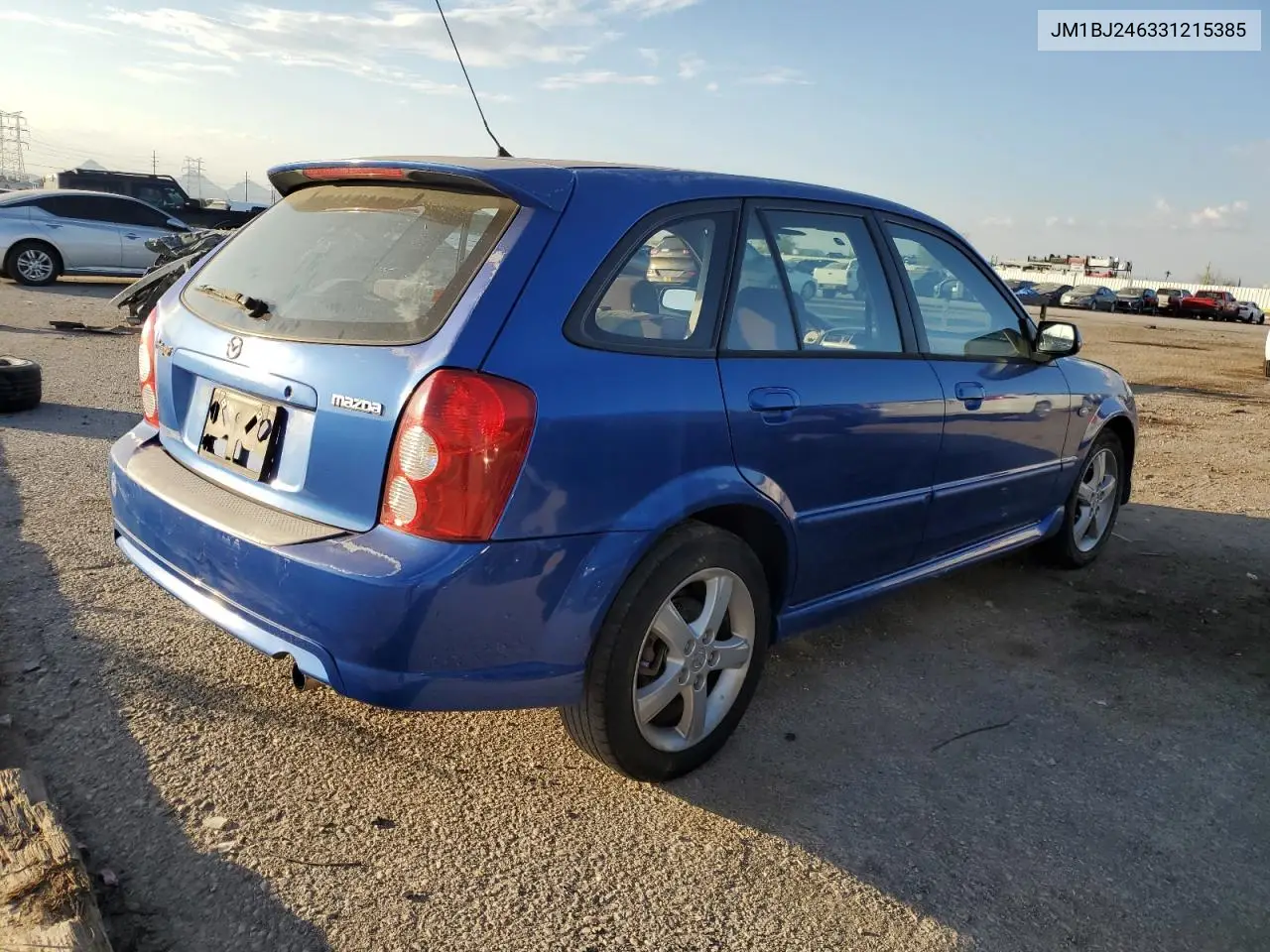 2003 Mazda Protege Pr5 VIN: JM1BJ246331215385 Lot: 49624276
