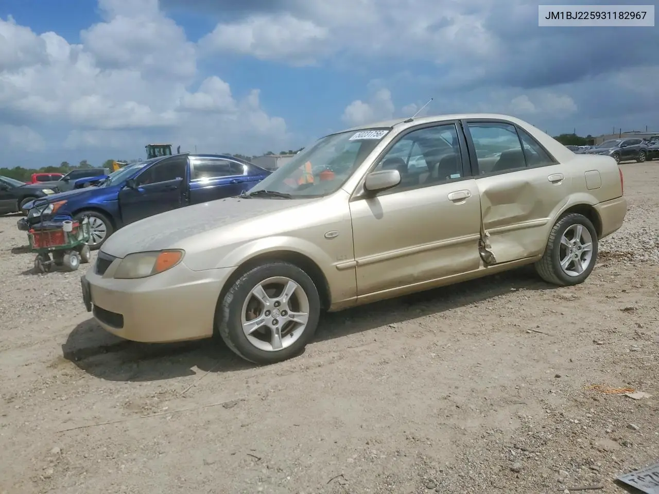 2003 Mazda Protege Dx VIN: JM1BJ225931182967 Lot: 50231756