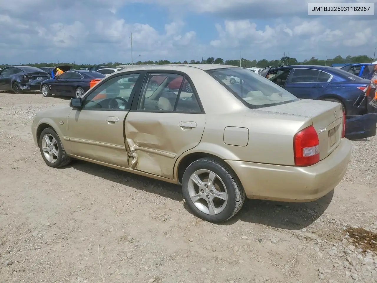 2003 Mazda Protege Dx VIN: JM1BJ225931182967 Lot: 50231756
