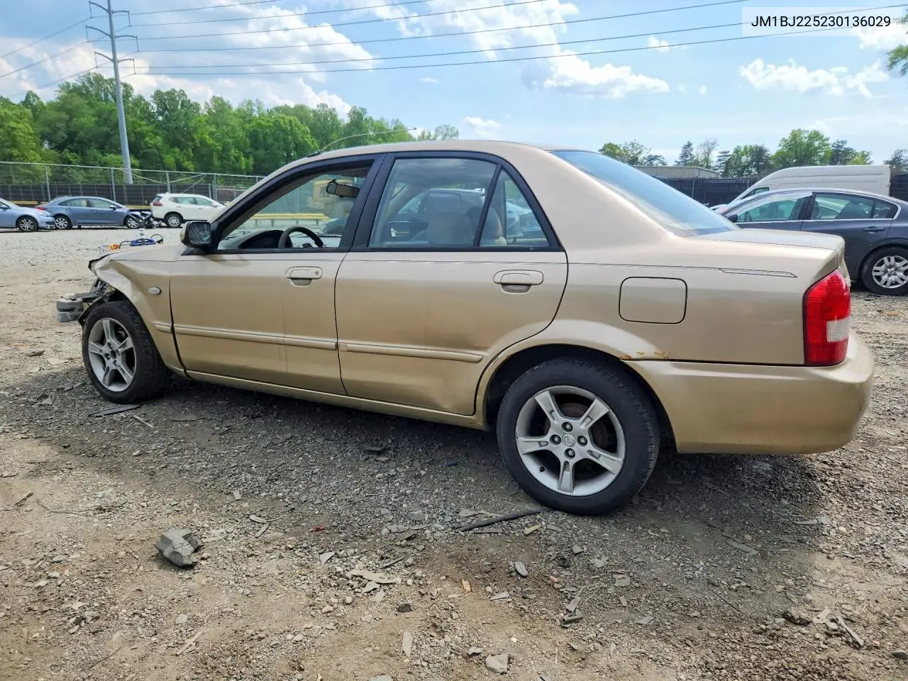 2003 Mazda Protege Dx VIN: JM1BJ225230136029 Lot: 50990696