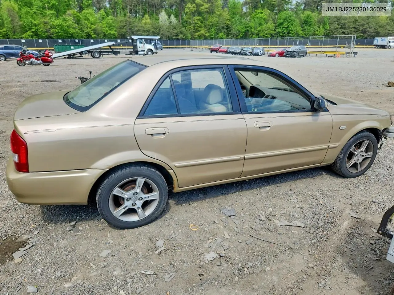 2003 Mazda Protege Dx VIN: JM1BJ225230136029 Lot: 50990696