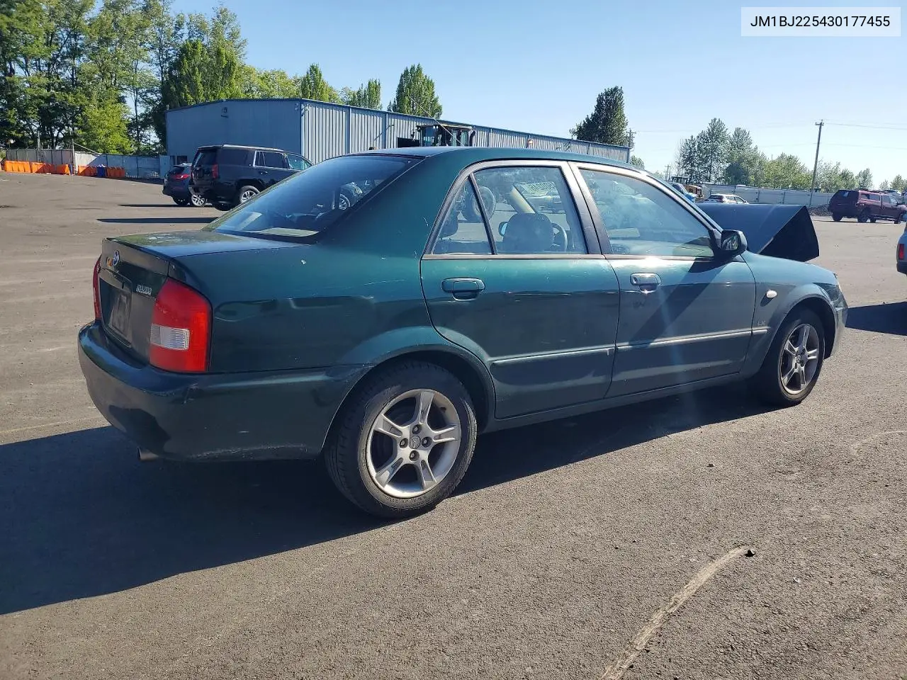2003 Mazda Protege Dx VIN: JM1BJ225430177455 Lot: 54500246