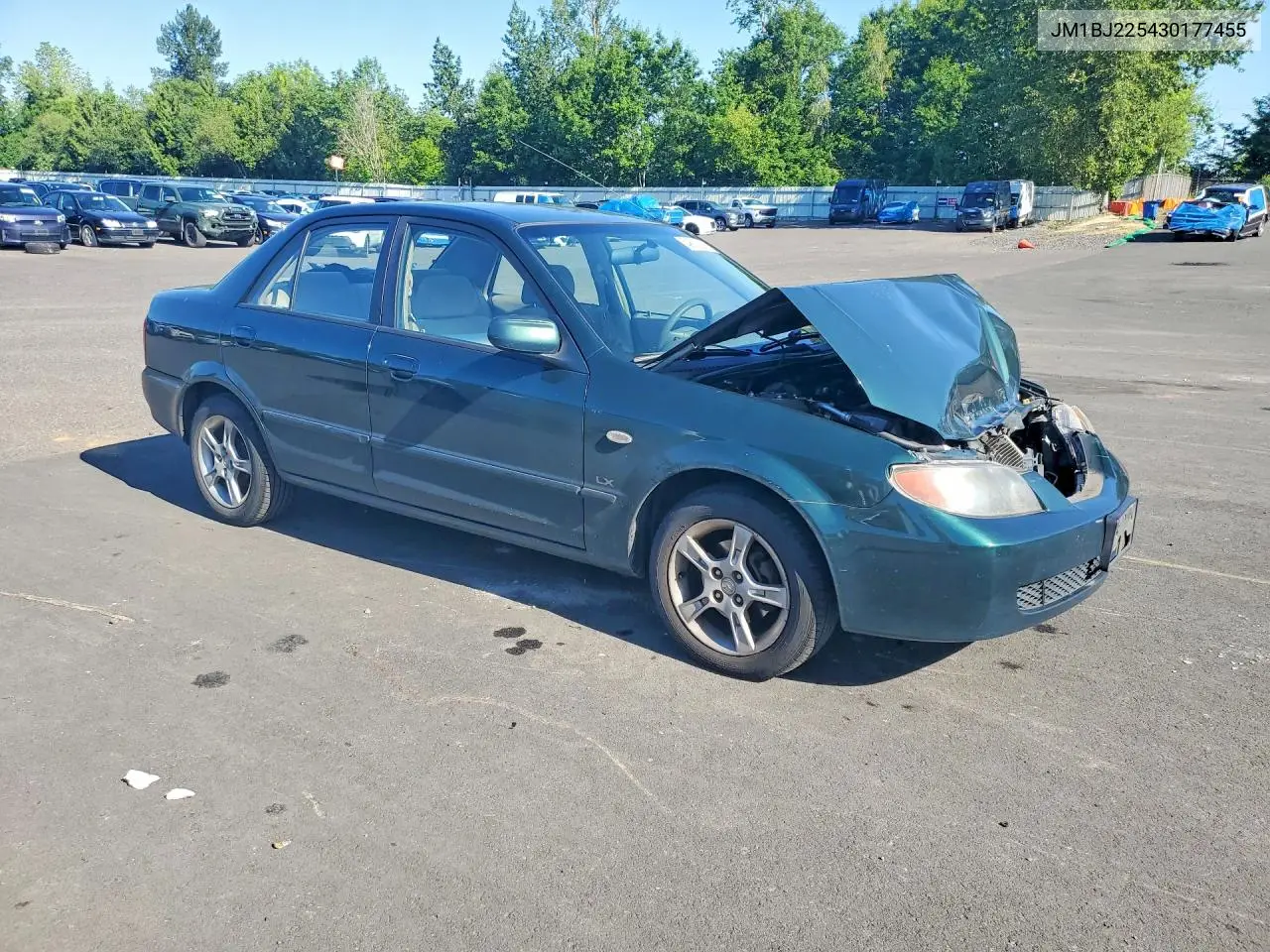 2003 Mazda Protege Dx VIN: JM1BJ225430177455 Lot: 54500246