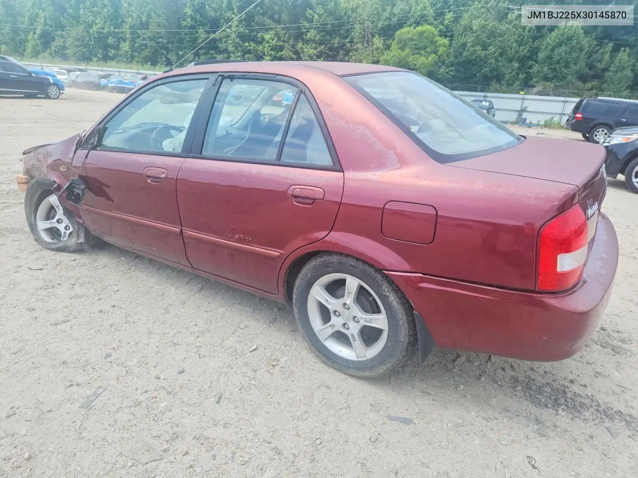 2003 Mazda Protege Dx VIN: JM1BJ225X30145870 Lot: 56929426