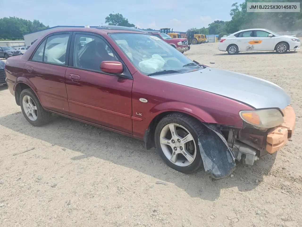2003 Mazda Protege Dx VIN: JM1BJ225X30145870 Lot: 56929426