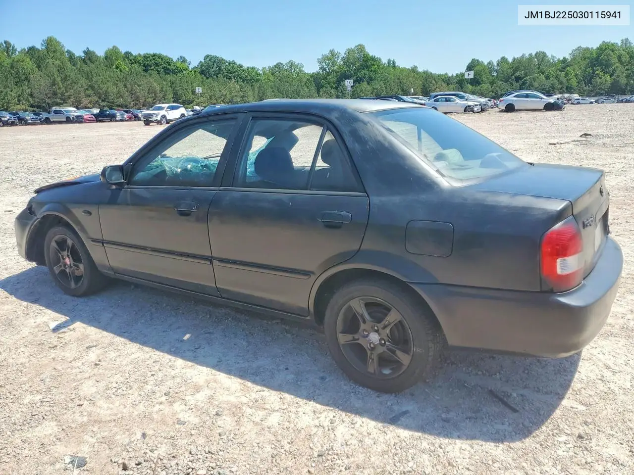 2003 Mazda Protege VIN: JM1BJ225030115941 Lot: 57229706