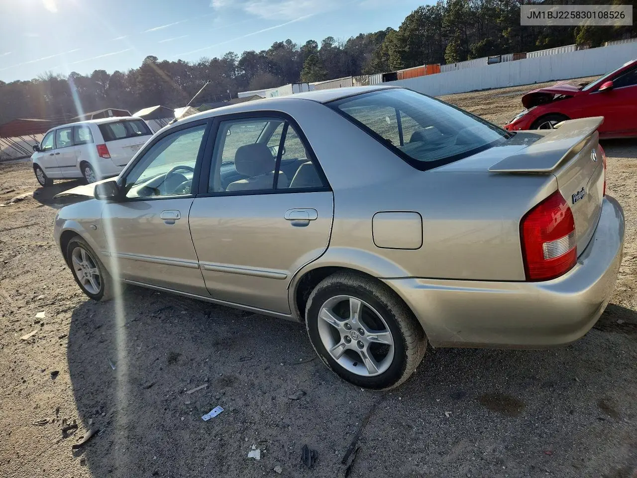 2003 Mazda Protege Dx VIN: JM1BJ225830108526 Lot: 58376976