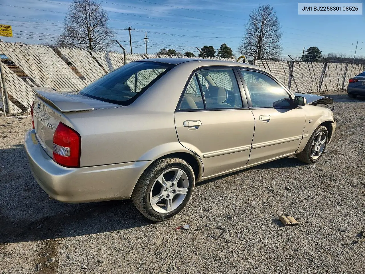 2003 Mazda Protege Dx VIN: JM1BJ225830108526 Lot: 58376976