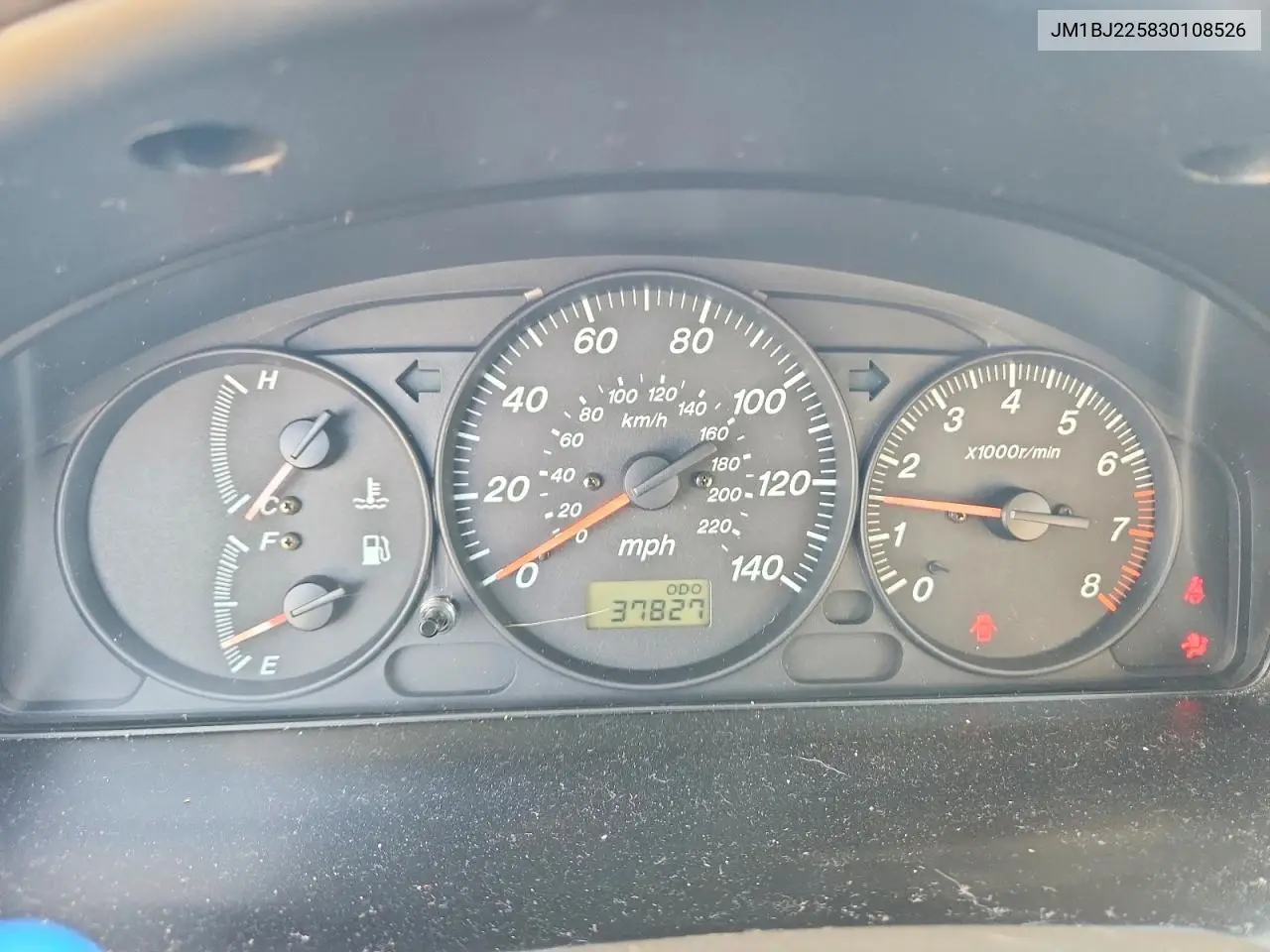 2003 Mazda Protege Dx VIN: JM1BJ225830108526 Lot: 58376976