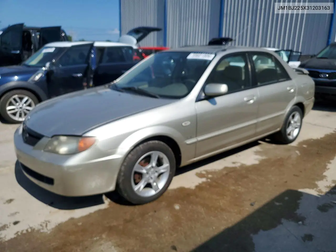 2003 Mazda Protege Dx VIN: JM1BJ225X31203163 Lot: 59601806