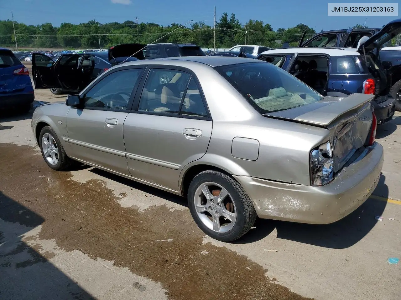 2003 Mazda Protege Dx VIN: JM1BJ225X31203163 Lot: 59601806