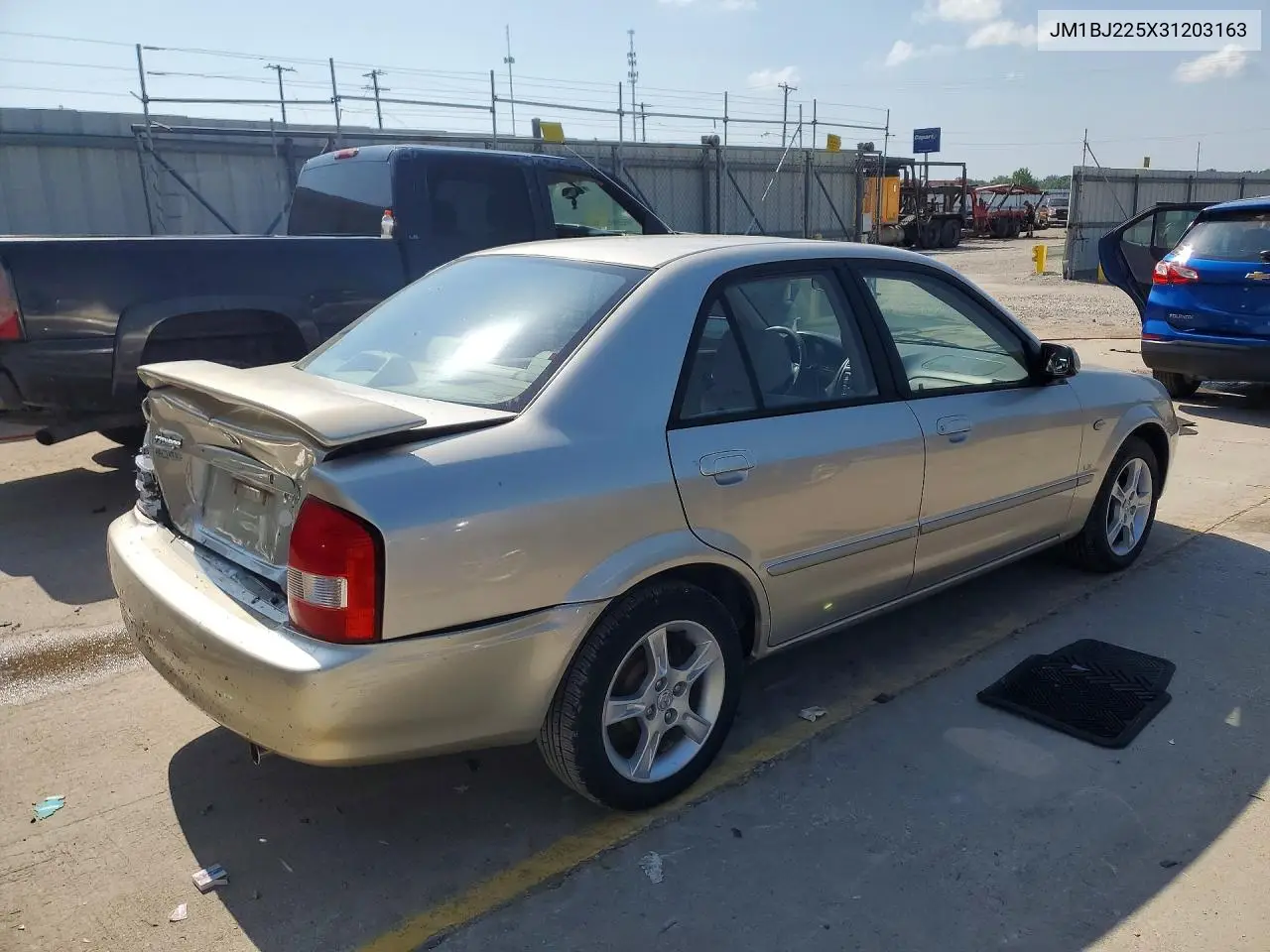 2003 Mazda Protege Dx VIN: JM1BJ225X31203163 Lot: 59601806
