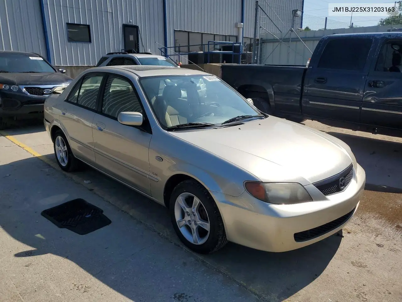 2003 Mazda Protege Dx VIN: JM1BJ225X31203163 Lot: 59601806