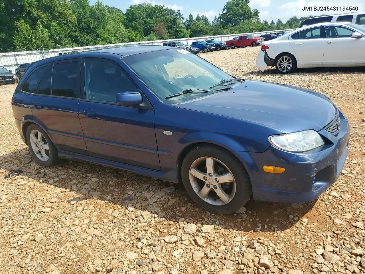 2003 Mazda Protege Pr5 VIN: JM1BJ245431194540 Lot: 59984746