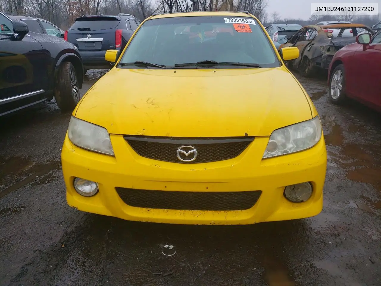 2003 Mazda Protege Pr5 VIN: JM1BJ246131127290 Lot: 79351635