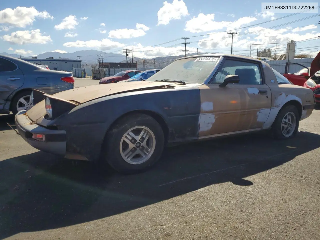 1983 Mazda Rx7 VIN: JM1FB3311D0722268 Lot: 55094696