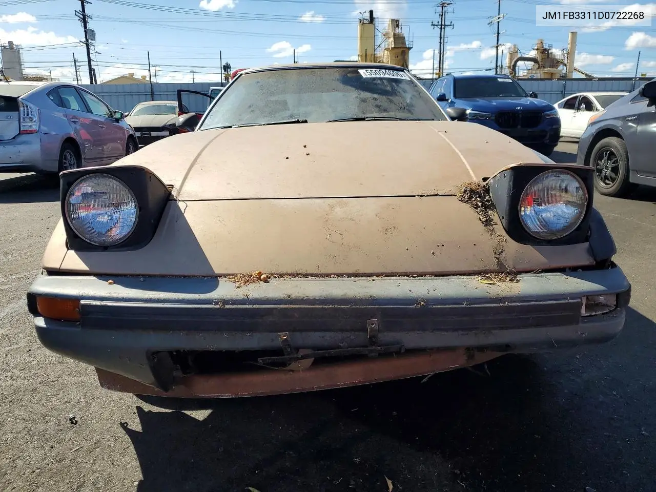 1983 Mazda Rx7 VIN: JM1FB3311D0722268 Lot: 55094696