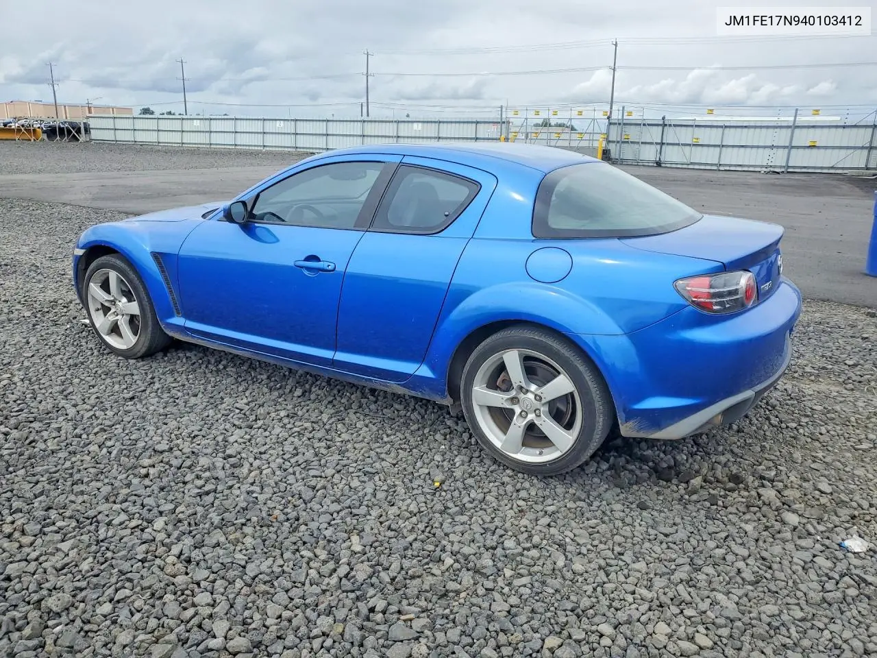 2004 Mazda Rx8 VIN: JM1FE17N940103412 Lot: 55975146