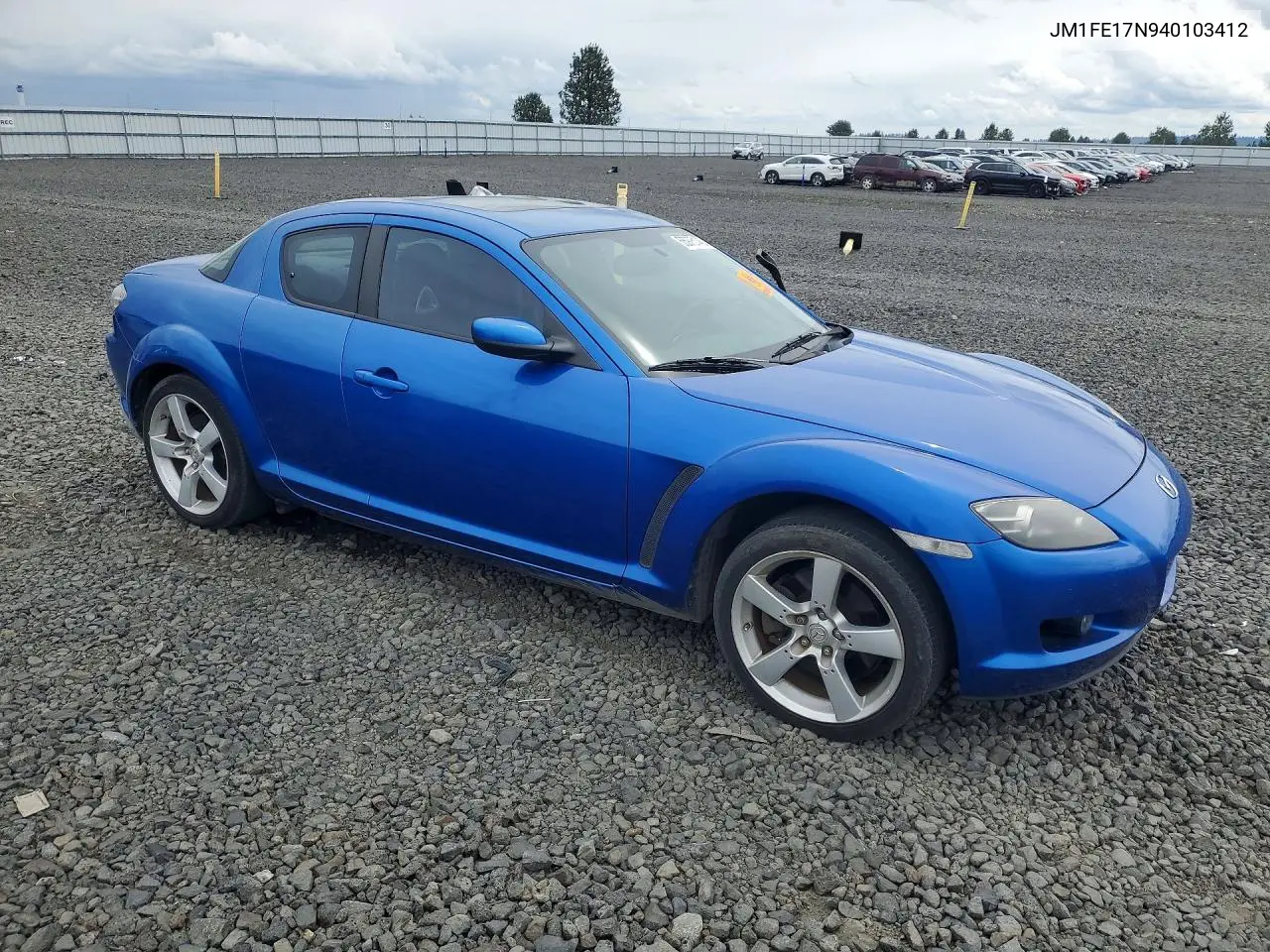 2004 Mazda Rx8 VIN: JM1FE17N940103412 Lot: 55975146