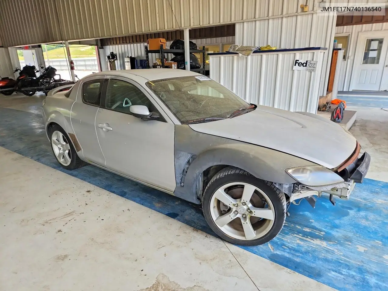 2004 Mazda Rx8 VIN: JM1FE17N740136540 Lot: 58963796